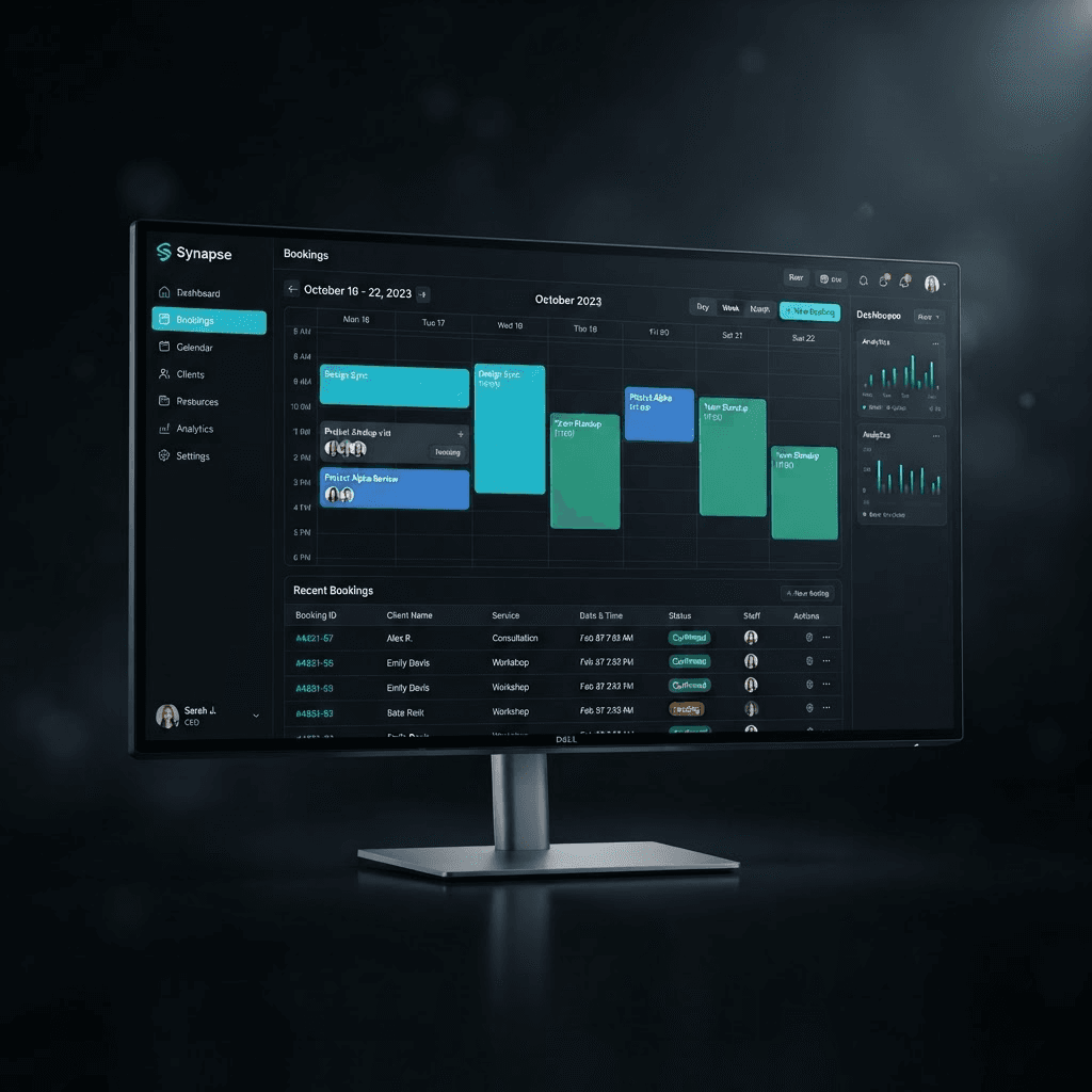Booking and Management System, Custom system